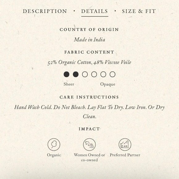 Doen Jane Blouse in Salt XS - Picture 8 of 8